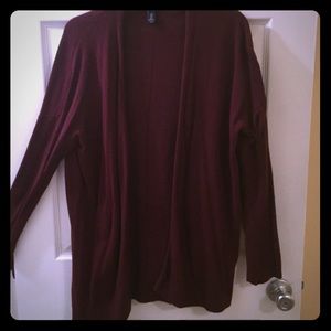 Maroon Cardigan