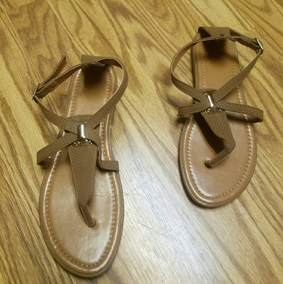 Tan sandals