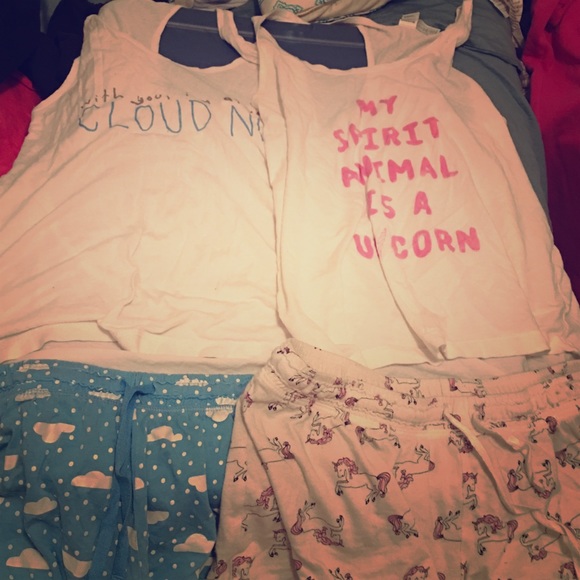 Forever 21 pj set bundle - Picture 1 of 3