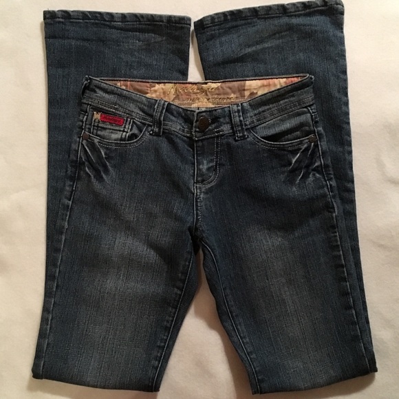 MOSTAZA PREMIUM JEANS Boot Cut size 3/4 - Picture 3 of 4