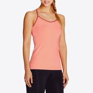 YogaSmoga Coral Pink Twistie Tank