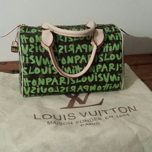 Lv Graffiti monogram bag