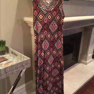 Pink Rose maxi dress