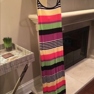 Striped maxi dress