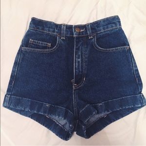 AA HIGH WAISTED JEAN SHORTS