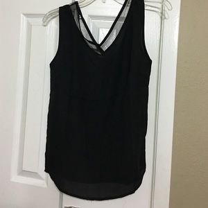 Black Sleeveless Blouse