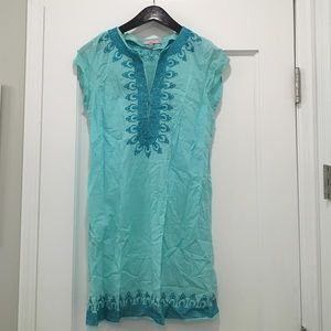 Blue / aqua tunic dress.