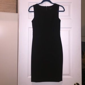Ann Taylor classic black sheath dress