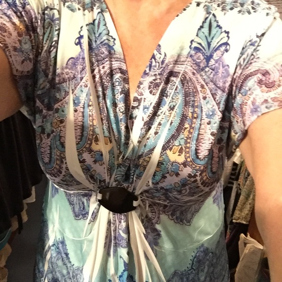 Style & Co Paisley Print Blouse Medium