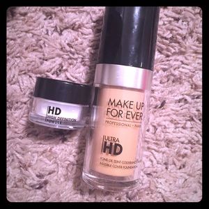 Makeup forever foundation and powder