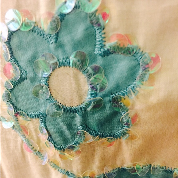 BCBG Midi Sundress w/Sequin & Embroidery Detailing - Picture 4 of 4