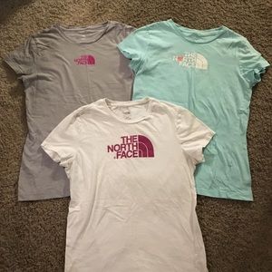 Bundle of 3 North Face Shirts