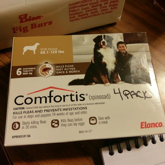 Comfortis monthly flea treatment. Dogs 60-120 lbs