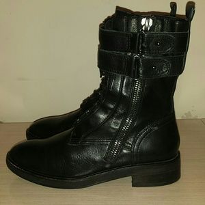 Dolce Vita Black Combat Boots