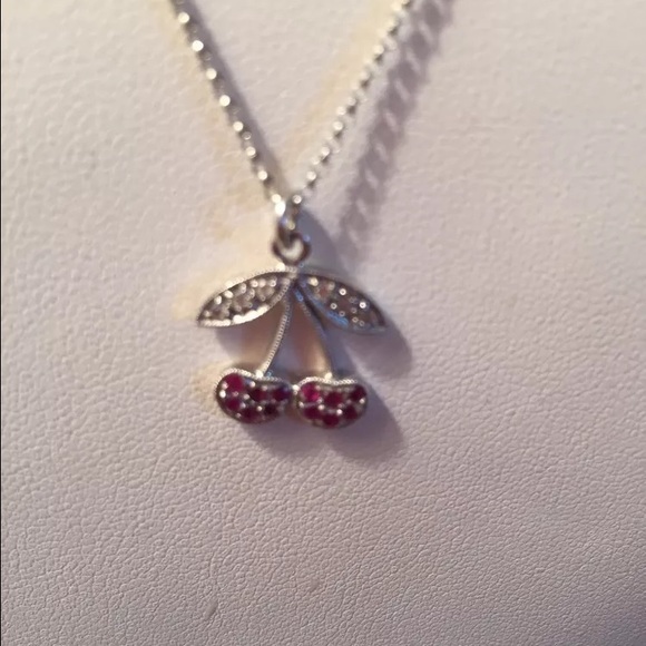 🎀SOLD🎀 SYDNEY EVAN DIAMOND & SAPPHIRE NECKLACE - Picture 1 of 4