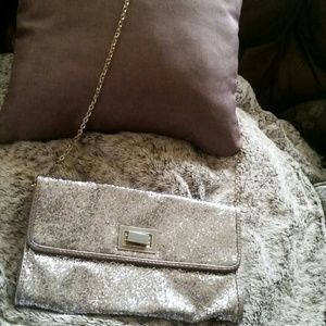 Silver Glitter Bag