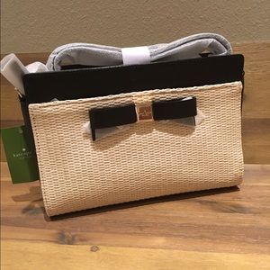 Kate Spade Montford Park Straw Angelica Bag NWT