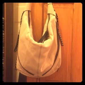 orYany Leather Multi-Zipper Hobo Bag with Tassels