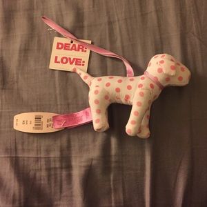 Vs pink ornament dog