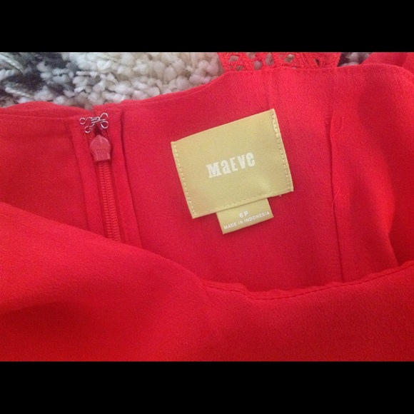 Anthropologie Maeve Tiered Silk Dress - Picture 2 of 4