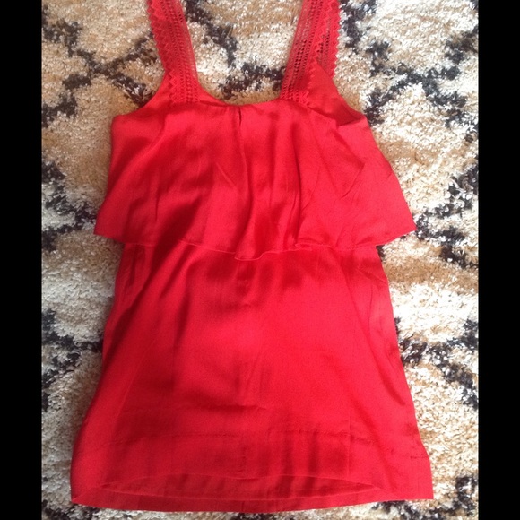 Anthropologie Maeve Tiered Silk Dress - Picture 3 of 4