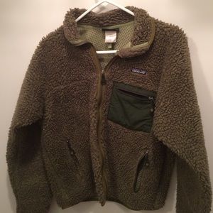 Vintage green Patagonia zip up jacket
