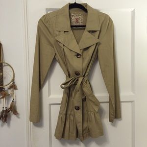 Girly trench coat
