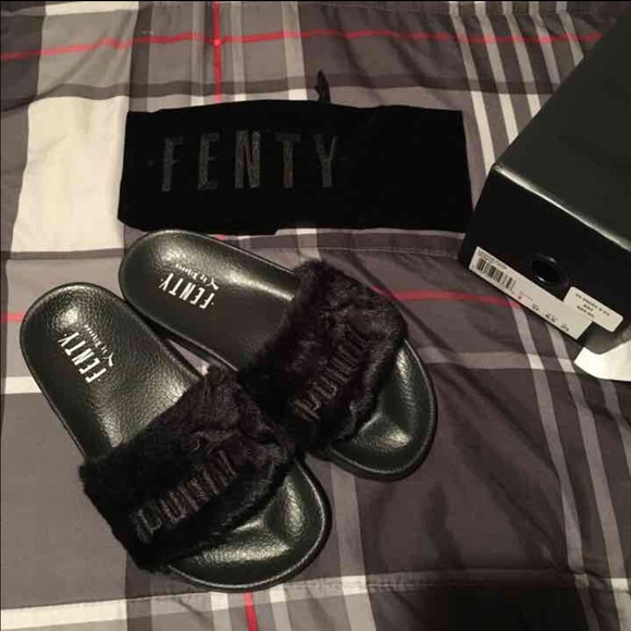 fenty slides size 10