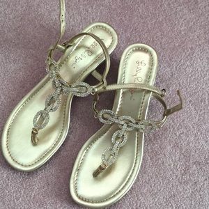 *NEVER WORN* Lilly Pulitzer wedges size 8