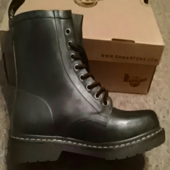 Rubber Combat Boots