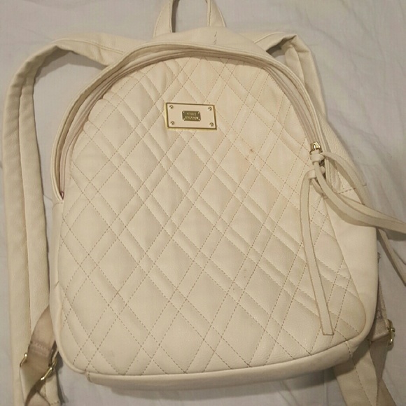 Leather quilt steve madden backpack