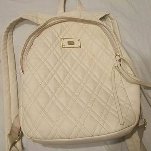 Leather quilt steve madden backpack