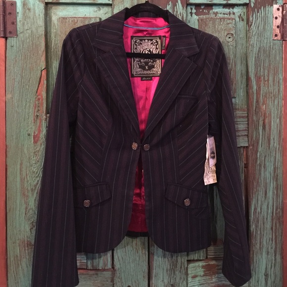Pinstriped blazer