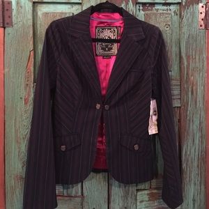 Pinstriped blazer