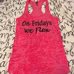 On Fridays We Flex Tank