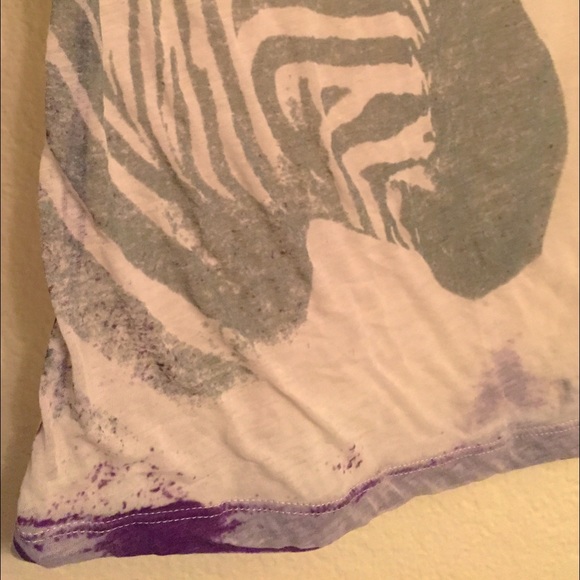 Sheer Wild Zebra Tee - Picture 2 of 3
