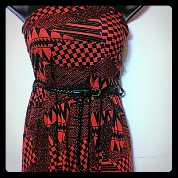 Pretty Aztec Maxi Dress