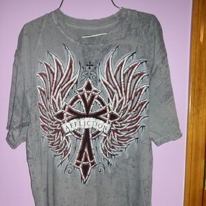 Men's affliction shirt