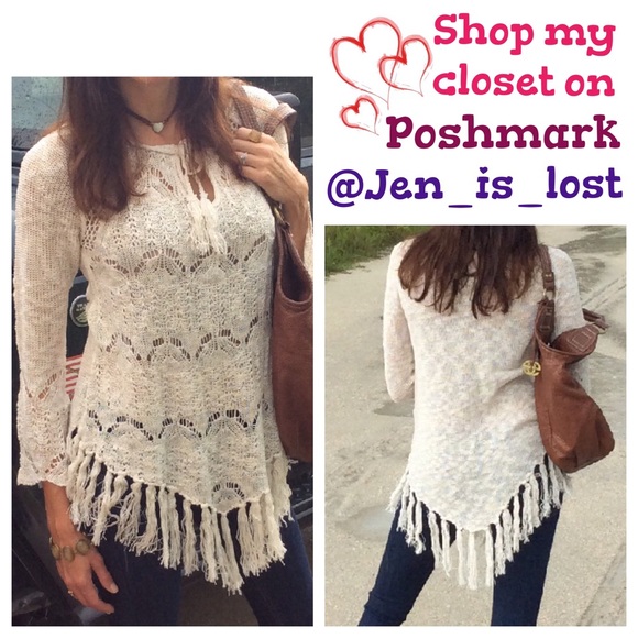 Tops - Boho Sweater Tunic M/L