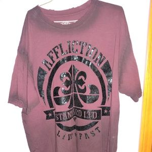 Men's affliction shirt