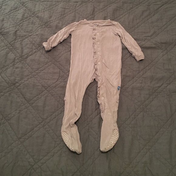 KicKee Pants ruffle footed PJ