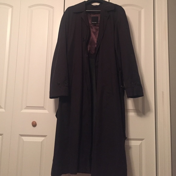 Mens Black Trench Coat