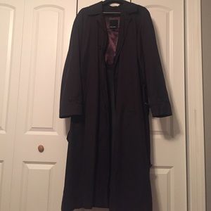 Mens Black Trench Coat