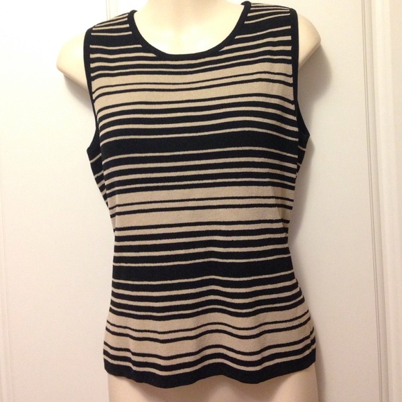 Mercer & Madison sleeveless knit rayon top Sz S - Picture 1 of 4
