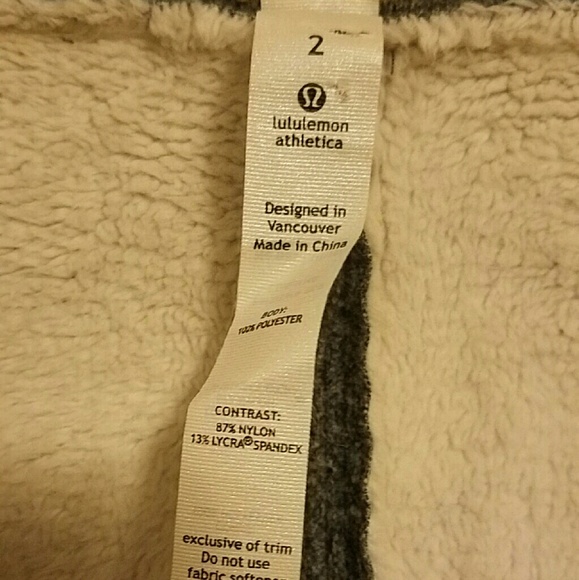 Lululemon Presence of Mind fleece wrap jacket - Picture 2 of 4
