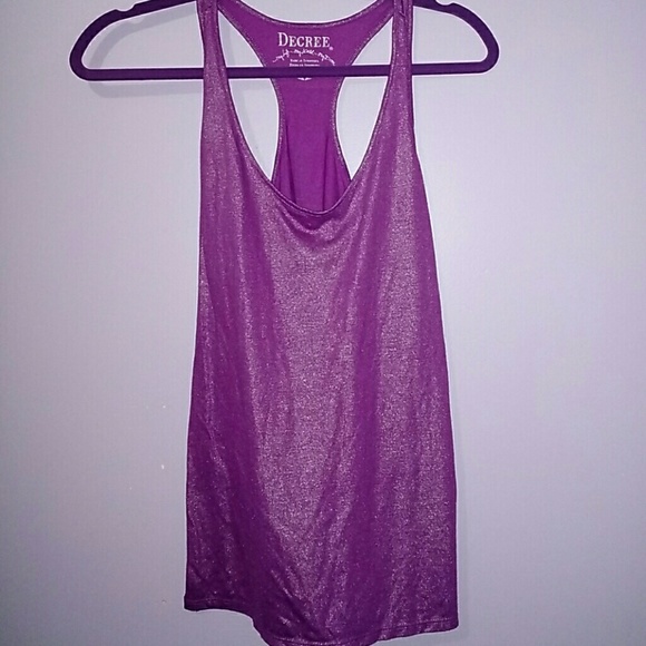 Metallic purple tank - Picture 1 of 2