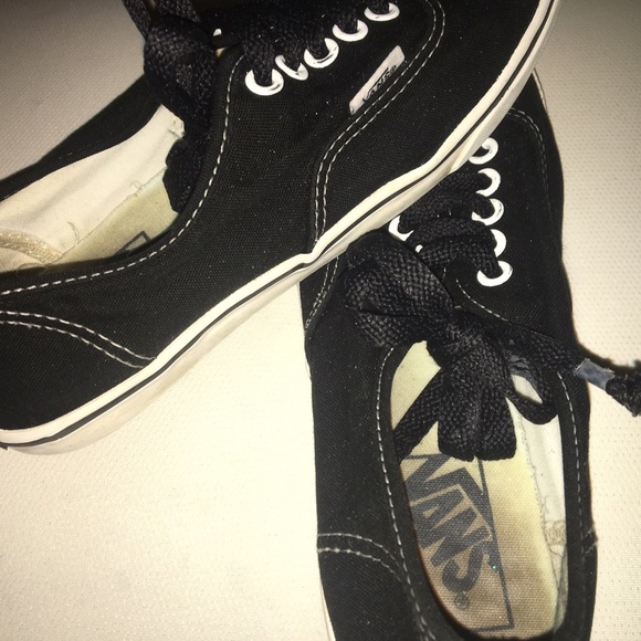 Black low top Vans! - Picture 3 of 4