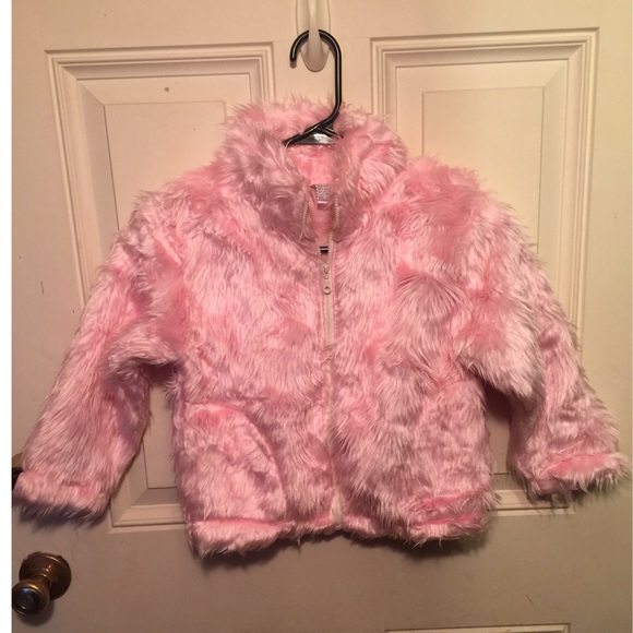 Coat, ear wrap, hand muff