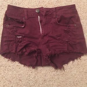 AE HIGH WAISTED SHORTS!!