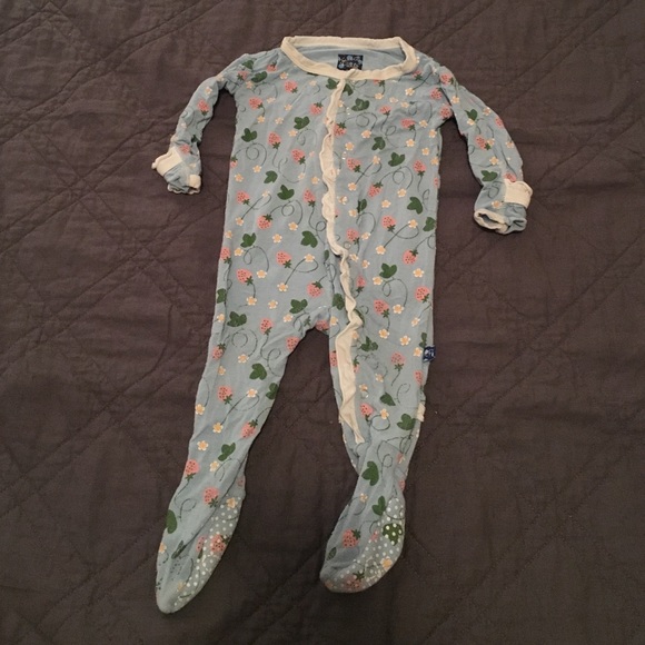 KicKee Pants ruffle butt footies